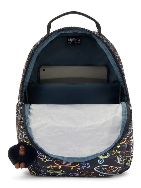 SEOUL Sac &agrave; dos patins fluo - Sacs &agrave; dos pour l'&Eacute;cole & les Loisirs