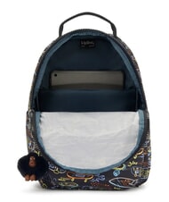 KIPLING SEOUL Sac &agrave; dos patins fluo - Sacs &agrave; dos pour l'&Eacute;cole & les Loisirs - 3