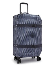 KIPLING SPONTANEOUS M Chariot moyen 3D K bleu - Valises Semi-rigides - 3