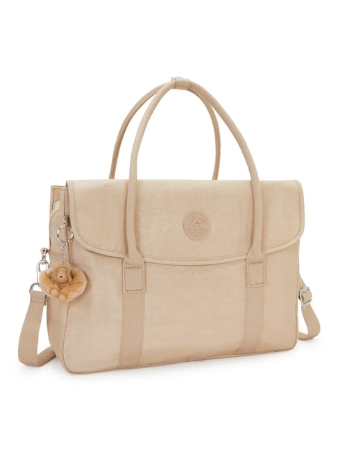 SUPERWORKER Sac porte-documents beige paillet&eacute; - Sacs pour Femme