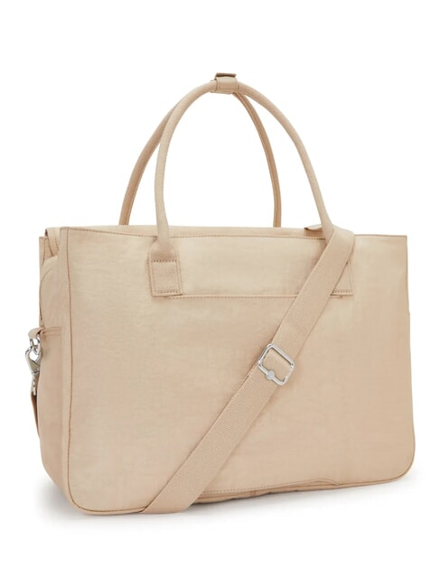 SUPERWORKER Sac porte-documents beige paillet&eacute; - Sacs pour Femme