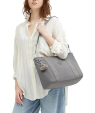 KIPLING ASSENI S Sac cabas avec bandouli&egrave;re gris accueillant - Sacs pour Femme - 2