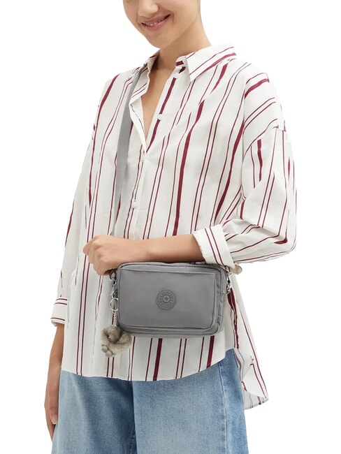 ABANU MULTI Mini pochette 2 en 3 gris accueillant - Sacs pour Femme