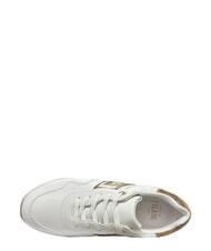 ALVIERO MARTINI PRIMA CLASSE GEO Baskets Blanc / Beige G&eacute;o - Chaussures Femme - 5