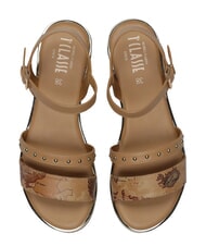 ALVIERO MARTINI PRIMA CLASSE GEO Sandales beige/camel g&eacute;om&eacute;trique - Chaussures Femme - 6