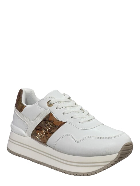GEO Baskets Blanc / Beige G&eacute;o - Chaussures Femme