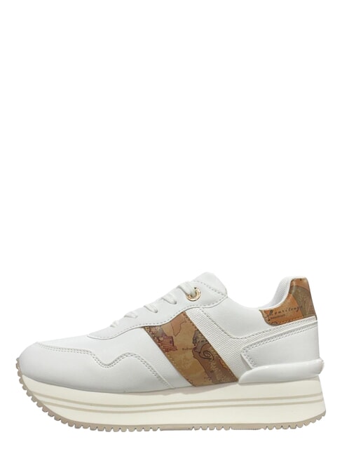 GEO Baskets Blanc / Beige G&eacute;o - Chaussures Femme