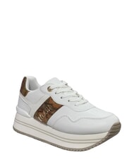 ALVIERO MARTINI PRIMA CLASSE GEO Baskets Blanc / Beige G&eacute;o - Chaussures Femme - 4