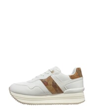 ALVIERO MARTINI PRIMA CLASSE GEO Baskets Blanc / Beige G&eacute;o - Chaussures Femme - 7
