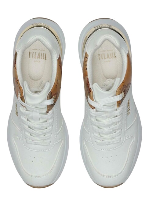 GEO Baskets Blanc / Beige G&eacute;o - Chaussures Femme