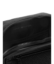 TOMMY HILFIGER TH EMBOSSED FLAG petit sac &agrave; main le noir - Sacs en Bandouli&egrave;res pour Homme - 6