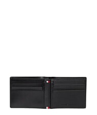 TOMMY HILFIGER TH EMBOSSED Portefeuille avec porte-cartes, en cuir le noir - Portefeuilles Homme - 4