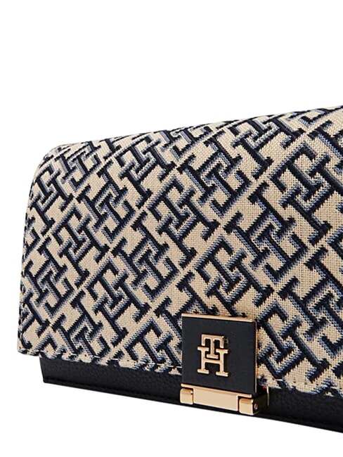 TH HER Mini sac, avec bandouli&egrave;re cha&icirc;ne bleu mono - Sacs pour Femme