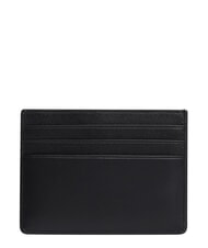 TOMMY HILFIGER TH EMBOSSED Porte-cartes de cr&eacute;dit en cuir le noir - Portefeuilles Homme - 2