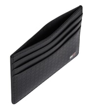 TOMMY HILFIGER TH EMBOSSED Porte-cartes de cr&eacute;dit en cuir le noir - Portefeuilles Homme - 3