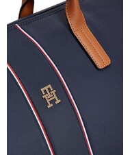 TOMMY HILFIGER POPETTE Sac &agrave; main avec bandouli&egrave;re corps bleu spatial - Sacs de voyage - 4