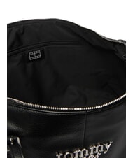 TOMMY HILFIGER TJ BOLD Sac bandouli&egrave;re ajustable, grand le noir - Sacs pour Femme - 5