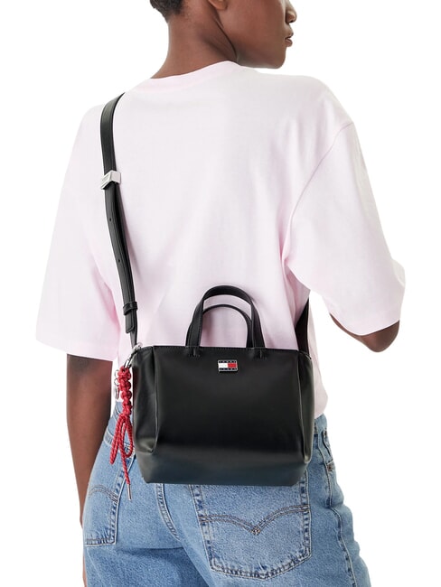 TJ CITY CHARM Sac &agrave; main avec bandouli&egrave;re le noir - Sacs pour Femme