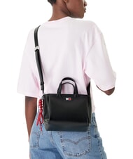 TOMMY HILFIGER TJ CITY CHARM Sac &agrave; main avec bandouli&egrave;re le noir - Sacs pour Femme - 2