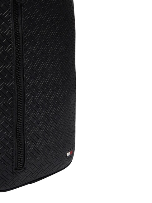 TH EMBOSSED FLAG Pochette &agrave; bandouli&egrave;re le noir - Sacs banane