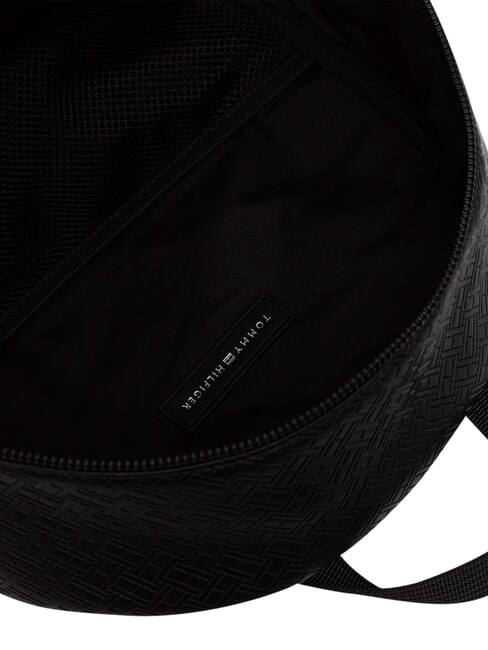 TH EMBOSSED FLAG Sac &agrave; dos avec poche avant le noir - Sacs &agrave; dos pour l'&Eacute;cole & les Loisirs