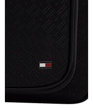 TOMMY HILFIGER TH EMBOSSED FLAG Sac &agrave; dos avec poche avant le noir - Sacs &agrave; dos pour l'&Eacute;cole & les Loisirs - 5