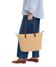 TOMMY HILFIGER POPETTE Sac cabas bandouli&egrave;re, XL mono sable - Sacs pour Femme - 2