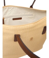 TOMMY HILFIGER POPETTE Sac cabas bandouli&egrave;re, XL mono sable - Sacs pour Femme - 6