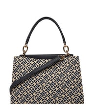 TOMMY HILFIGER TH HER Sac &agrave; main avec bandouli&egrave;re bleu mono - Sacs pour Femme - 3