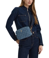 TOMMY HILFIGER POPETTE Mini sac bandouli&egrave;re denim bleu - Sacs pour Femme - 2