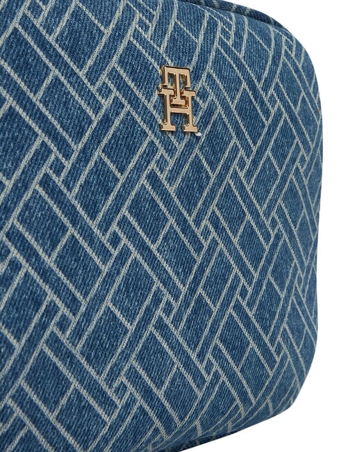 POPETTE Mini sac bandouli&egrave;re denim bleu - Sacs pour Femme