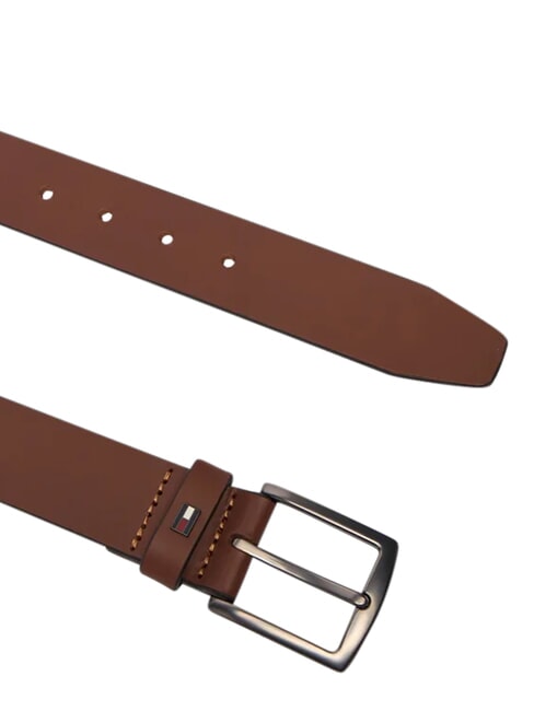 DENTON ceinture en cuir cognac d'hiver - Ceintures