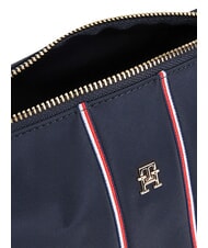 TOMMY HILFIGER TH ICON &Eacute;tui &agrave; beaut&eacute;, cuir mixte corps bleu spatial - Trousses - 4