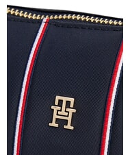TOMMY HILFIGER TH ICON &Eacute;tui &agrave; beaut&eacute;, cuir mixte corps bleu spatial - Trousses - 5