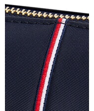 TOMMY HILFIGER TH ICON &Eacute;tui &agrave; beaut&eacute;, cuir mixte corps bleu spatial - Trousses - 7