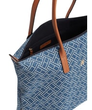 TOMMY HILFIGER POPETTE Sac cabas bandouli&egrave;re, XL denim bleu - Sacs pour Femme - 5