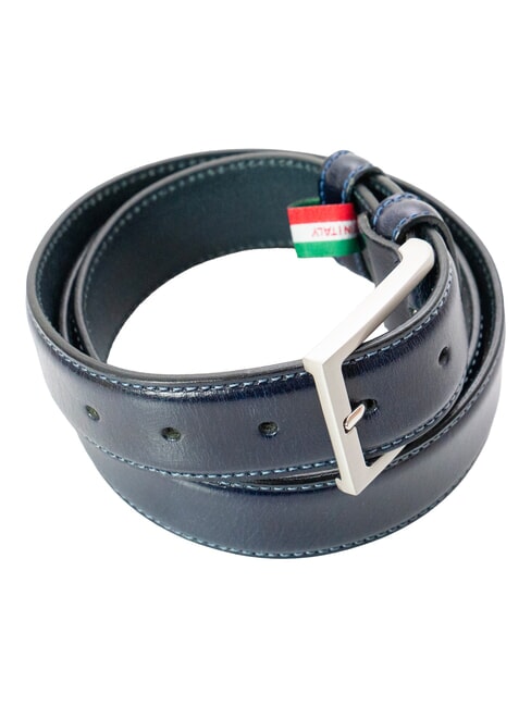 BRIDGE ceinture en cuir bleu - Ceintures