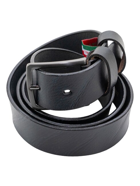 SANTA CROCE ceinture en cuir bleu - Ceintures