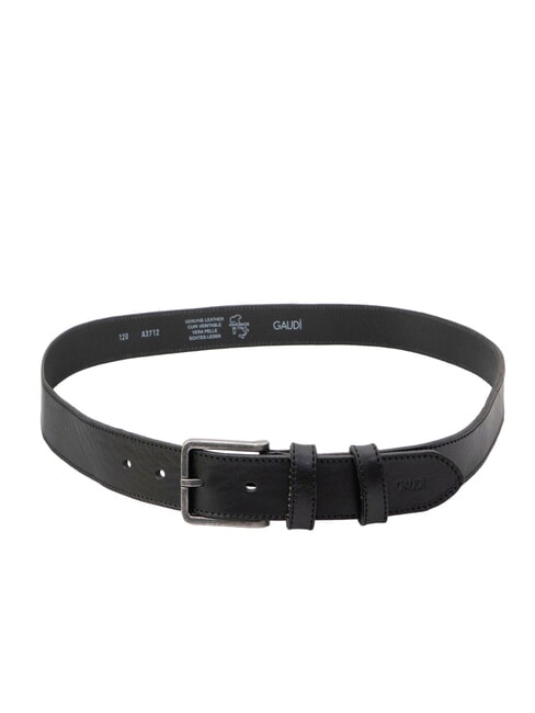 BELT ceinture en cuir NOIR - Ceintures