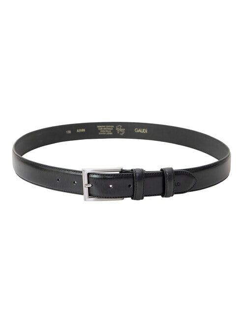 BRIDGE ceinture en cuir NOIR - Ceintures