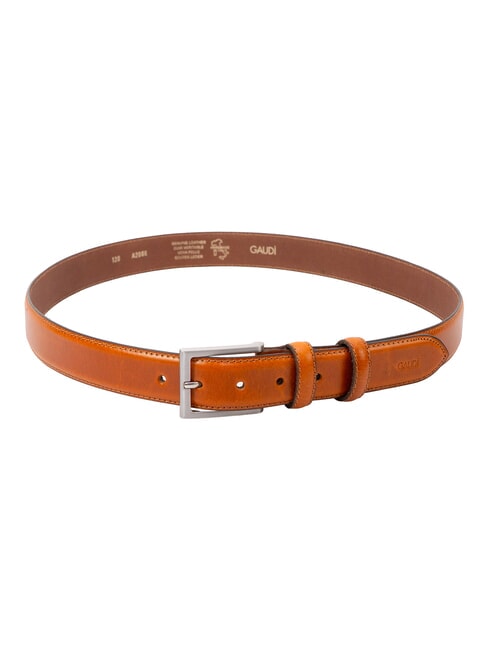 BRIDGE ceinture en cuir tabac - Ceintures