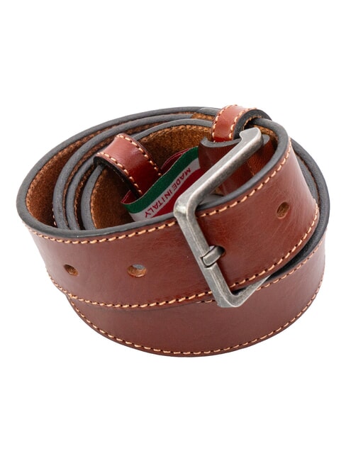 BELT ceinture en cuir tabac - Ceintures