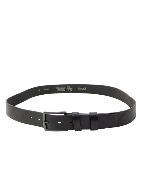 SANTA CROCE ceinture en cuir NOIR - Ceintures