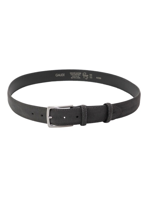 BASIC ceinture en cuir gris - Ceintures