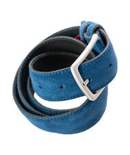 GAUD&Igrave; BASIC ceinture en cuir bleu clair - Ceintures - 3