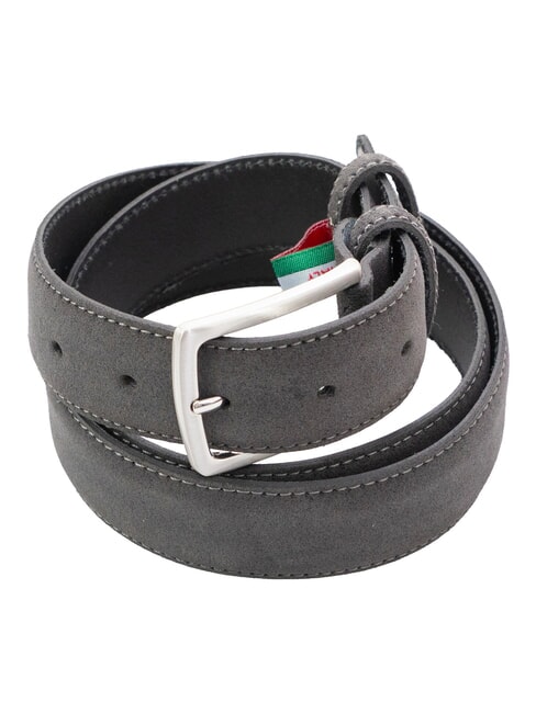 BASIC ceinture en cuir gris - Ceintures