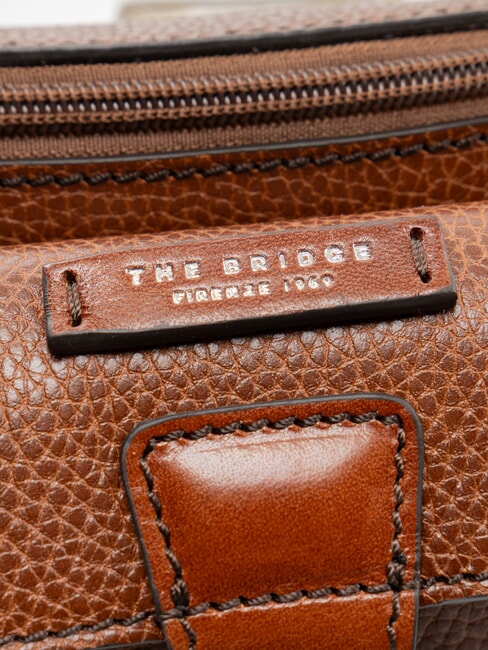 BIAGIO Sac banane en cuir brun 14/ruth&eacute;nium palladium - Sacs pour Femme