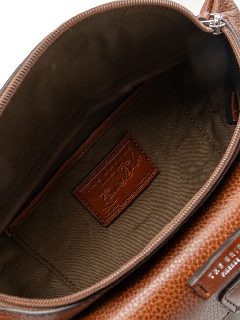 BIAGIO Sac banane en cuir brun 14/ruth&eacute;nium palladium - Sacs pour Femme