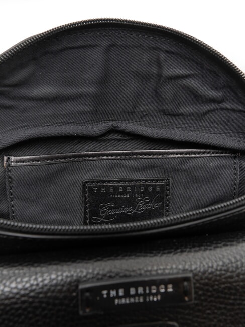 BIAGIO Sac banane en cuir Noir - Sacs pour Femme