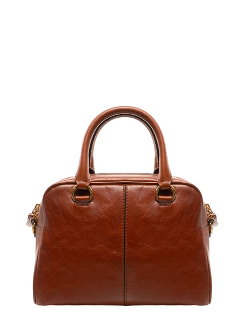 FLORA Sac &agrave; main avec bandouli&egrave;re MARRON - Sacs pour Femme